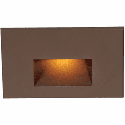 WAC Lighting 4011-AMBZ Contemporary Bronze LED Indoor Step Light