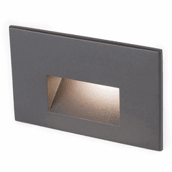 WAC Lighting 4011-BBR Contemporary Solid Brass and Bronze LED Indoor Step Lighting