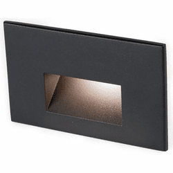 WAC Lighting 4011-BK Contemporary Black LED Indoor Step Lighting