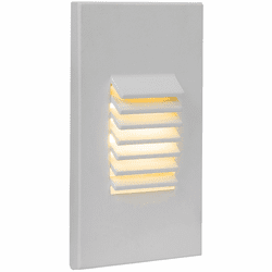 WAC Lighting 4061-AMWT Contemporary White LED Louvered Indoor Step Light