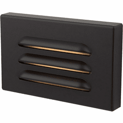 WAC Lighting 4501-BZ Contemporary Bronze LED Louvered Indoor Step Lighting