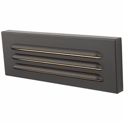 WAC Lighting 4901-BZ Contemporary Bronze LED Louvered Indoor Step Light