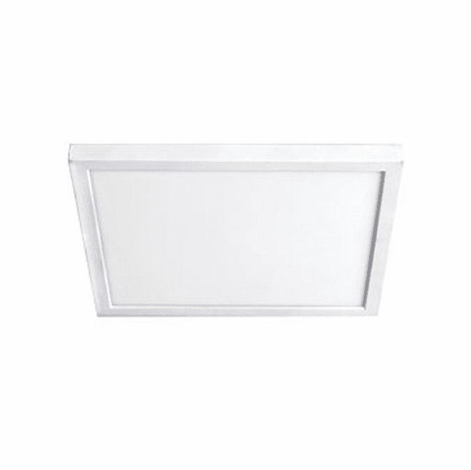 WAC Lighting FM-07SQ-WT Square Modern White LED 7" Overhead Lighting
