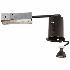 WAC Lighting HR-801-LED-BK WAC Modern Black LED 2.5 inch Low Voltage Remodeling Can Light Housing