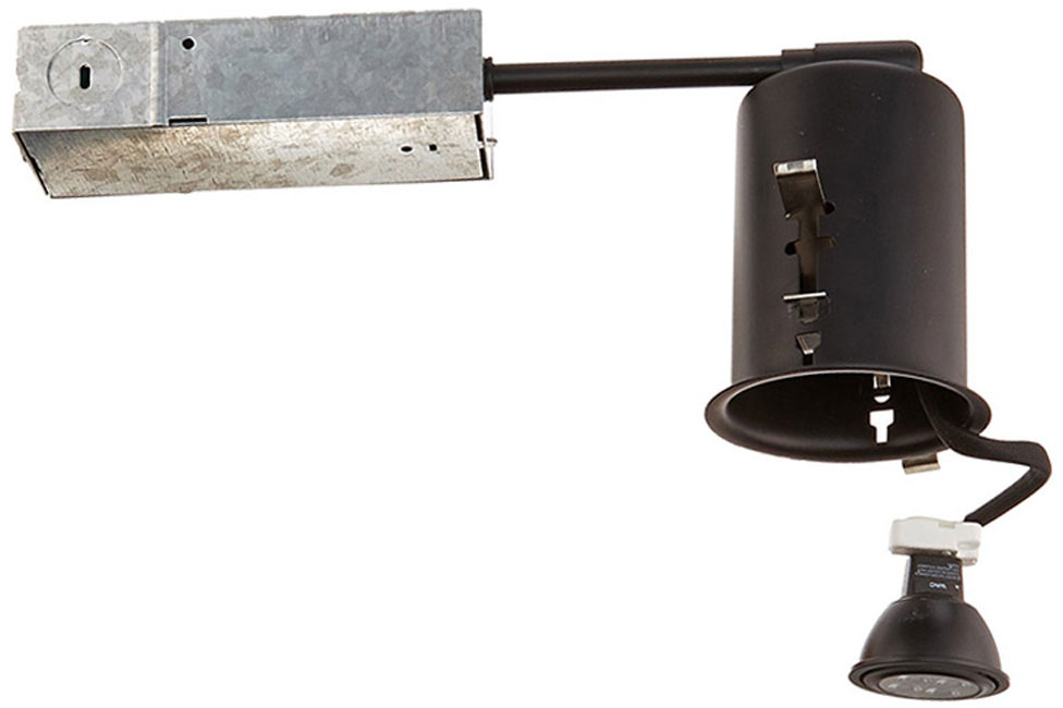 WAC Lighting HR801LEDBK WAC Modern Black LED Can Light Housing WAC