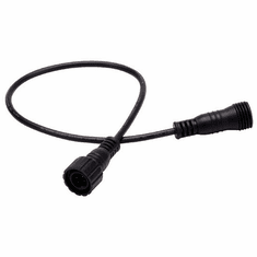 WAC Lighting LED-TO24-IC72 Modern Black Male to Female Joiner Cable