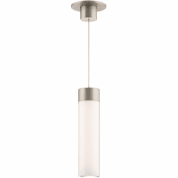 WAC Lighting PD-240212-CS-BN Twist-N-Lite Contemporary Brushed Nickel LED Mini Pendant Light