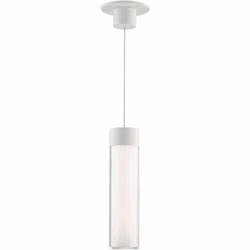 WAC Lighting PD-240212-CS-WT Twist-N-Lite Contemporary White LED Mini Pendant Lighting