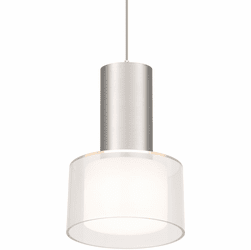 WAC Lighting PD-250905-CS-BN Twist-N-Lite Modern Brushed Nickel LED Mini Pendant Lighting Fixture