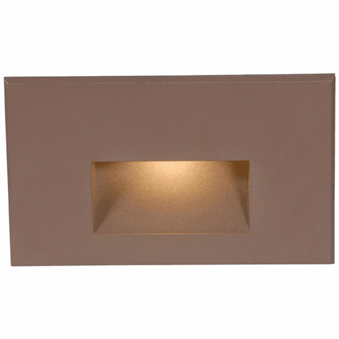 WAC Lighting WL-LED100-C-BBR Contemporary Solid Brass and Bronze LED Indoor Step Light