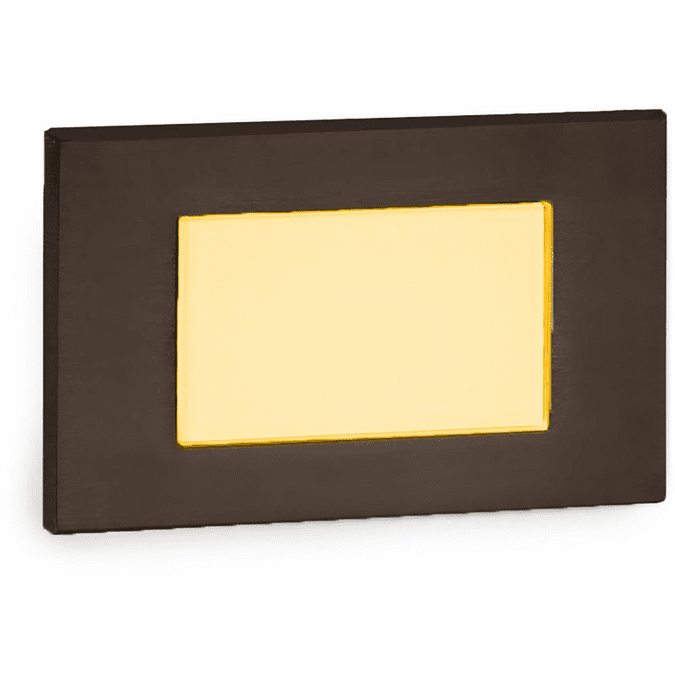 WAC Lighting WL-LED130-AM-BZ Contemporary Bronze LED Amber Diffused Indoor Step Light