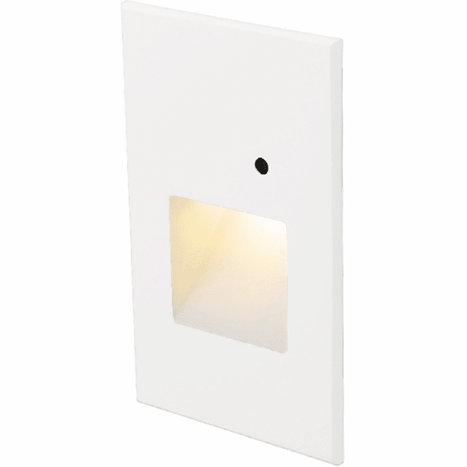 WAC Lighting WLLED202WT Contemporary White LED Photocell Indoor Step