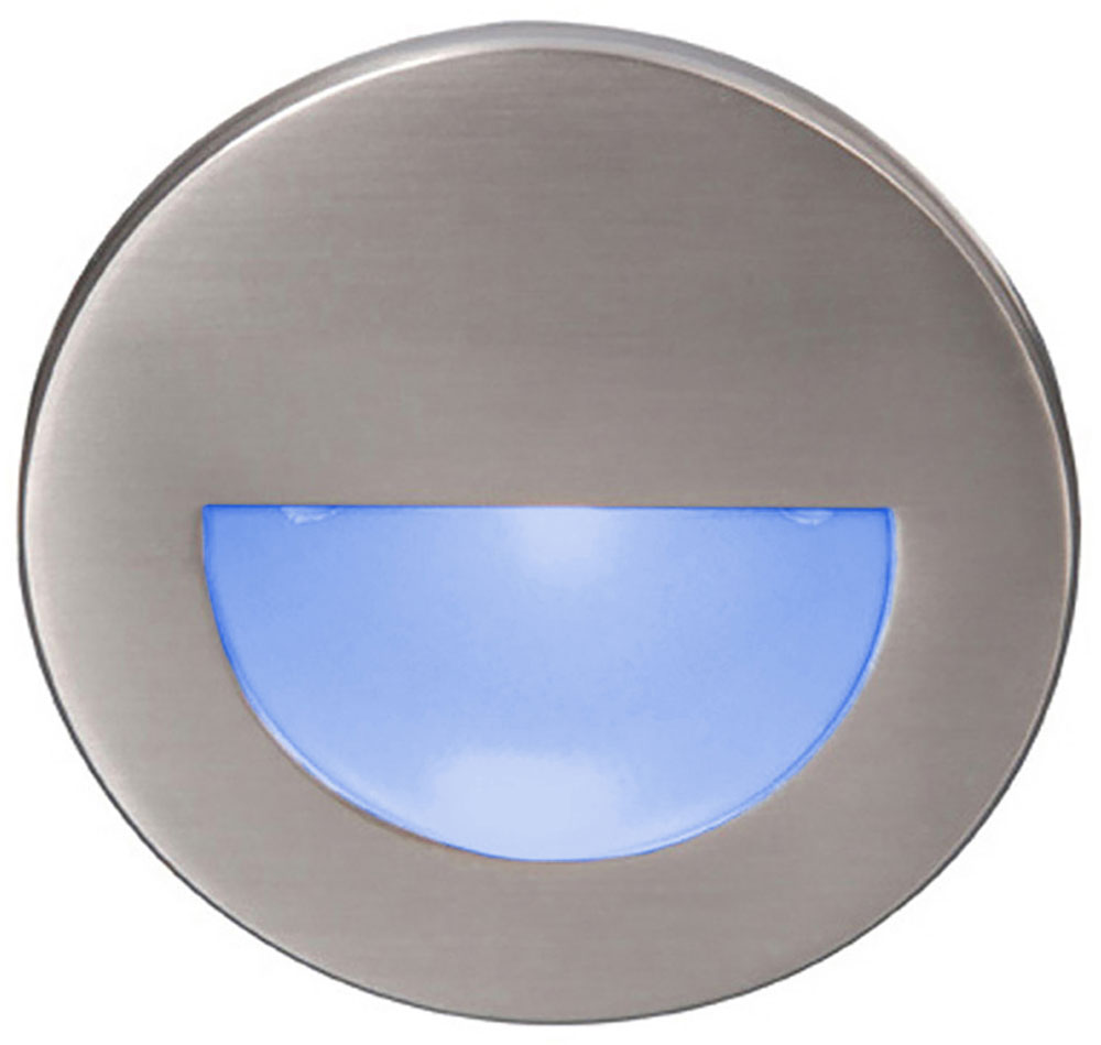 WAC Lighting WLLED300BLBN Contemporary Brushed Nickel LED Blue Half
