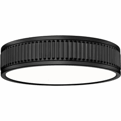 Z-Lite 1013F12-MB-LED Stari Modern Matte Black LED 13" Flush Mount Light Fixture