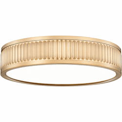 Z-Lite 1013F12-MGLD-LED Stari Contemporary Modern Gold LED 13" Ceiling Light Fixture