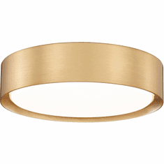 Z-Lite 1014F12-MGLD-LED Kawan Contemporary Modern Gold LED 12" Ceiling Light