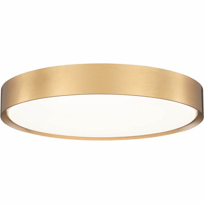 Z-Lite 1014F20-MGLD-LED Kawan Contemporary Modern Gold LED 20" Flush Lighting
