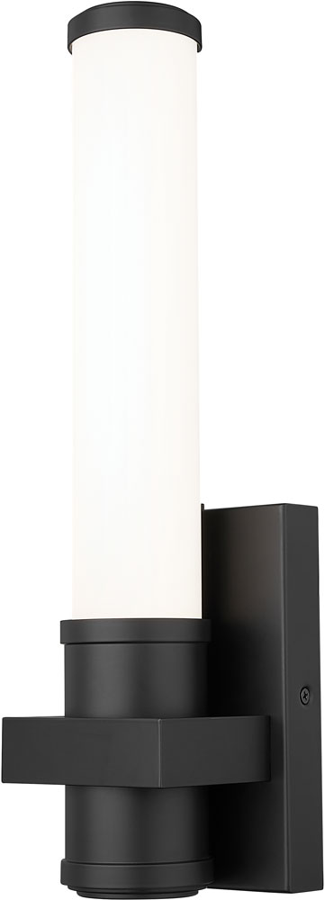 Commercial Electric 15 in. Matte Black New Ultra-Low Profile LED Flush Mount 2PK