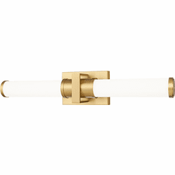 Z-Lite 1019-25W-MGLD-LED Idris Contemporary Modern Gold LED 25.5" Bathroom Sconce
