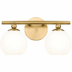 Z-Lite 1100-2V-MGLD Neoma Contemporary Modern Gold 2-Light Vanity Lighting Fixture