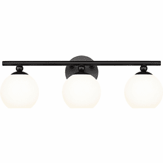 Z-Lite 1100-3V-MB Neoma Contemporary Matte Black 3-Light Bathroom Light