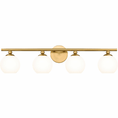 Z-Lite 1100-4V-MGLD Neoma Modern Modern Gold 4-Light Bathroom Vanity Lighting