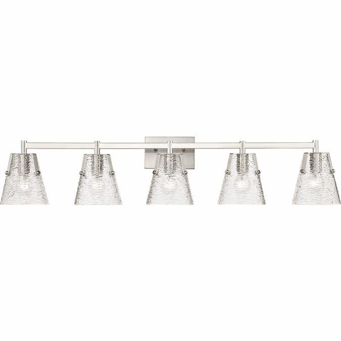 Z-Lite 1101-5V-BN Analia Contemporary Brushed Nickel 5-Light Bathroom Vanity Light Fixture