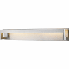 Z-Lite 1925-37V-BN-LED Linc Contemporary Brushed Nickel LED 37" Bath Lighting Sconce