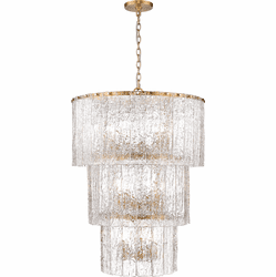 Z-Lite 1943-36MGLD Glacier Modern Modern Gold Hanging Chandelier