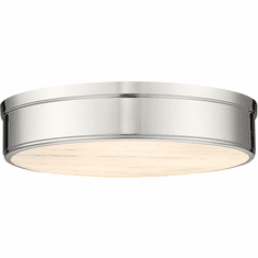 Z-Lite 1944F22-PN-LED Anders Modern Polished Nickel LED Flush Mount Light Fixture