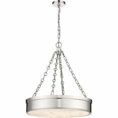 Z-Lite 1944P22-PN-LED Anders Contemporary Polished Nickel LED Pendant Lamp