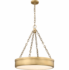 Z-Lite 1944P22-RB-LED Anders Contemporary Rubbed Brass LED Hanging Light