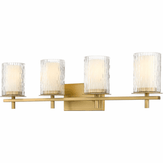 Z-Lite 1949-4V-MGLD Grayson Modern Modern Gold 4-Light Bath Lighting Sconce