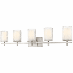 Z-Lite 1949-5V-BN Grayson Contemporary Brushed Nickel 5-Light Bathroom Vanity Light