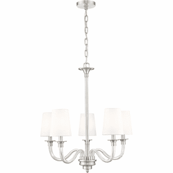 Z-Lite 1950-5BN Katerina Contemporary Brushed Nickel Mini Ceiling Chandelier