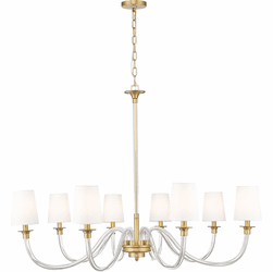 Z-Lite 1950-8RB Katerina Contemporary Rubbed Brass Chandelier Light