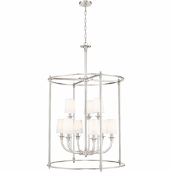 Z-Lite 1950-9C-BN Katerina Modern Brushed Nickel 28" Foyer Lighting
