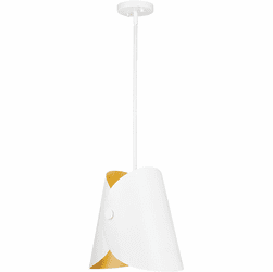 Z-Lite 1951P11-MW Salone Contemporary Matte White Mini Pendant Lighting