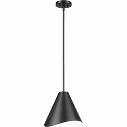 Z-Lite 1952P12-MB Aria Modern Matte Black Mini Ceiling Pendant Light