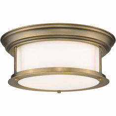 Z-Lite 2011F13-HBR Sonna Modern Heritage Brass Ceiling Light Fixture