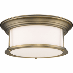 Z-Lite 2011F16-HBR Sonna Contemporary Heritage Brass Ceiling Light Fixture
