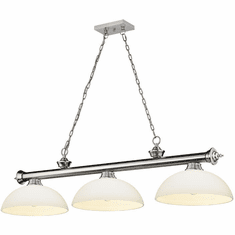 Z-Lite 2306-3BN-DMO14 Cordon Brushed Nickel Island Light Fixture