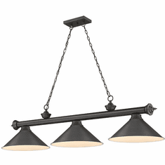 Z-Lite 2306-3BRZ-BRZ15 Cordon Bronze Island Lighting