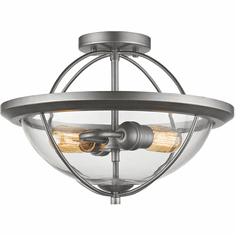 Z-Lite 3000SF-OS Persis Contemporary Old Silver Ceiling Light