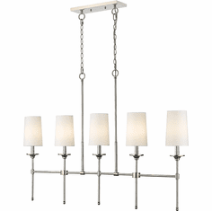 Z-Lite 3033-5L-PN Emily Polished Nickel Kitchen Island Light