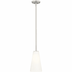 Z-Lite 3043P6-ROD-BN Farrell Modern Brushed Nickel 6" Mini Pendant Lamp