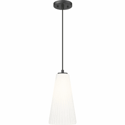Z-Lite 3043P7-MB Farrell Modern Matte Black 7.25" Mini Drop Lighting Fixture