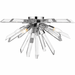 Z-Lite 4003-F-CH Burst Chrome Ceiling Lighting Fixture