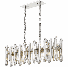 Z-Lite 4006-11L-PN Bova Polished Nickel Island Lighting