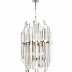Z-Lite 4006-12PN Bova Polished Nickel Foyer Lighting